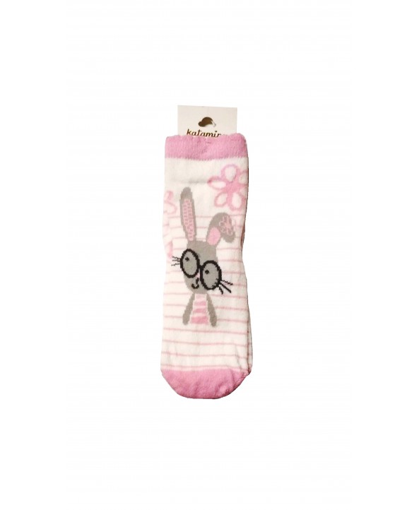 Katamino детски къси чорапи с заек в екрю